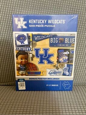 NWT University of Kentucky  500-Piece Puzzle - with bonus poster